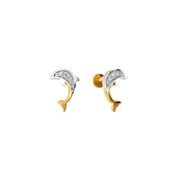 Child of the Ocean Diamond Earrings