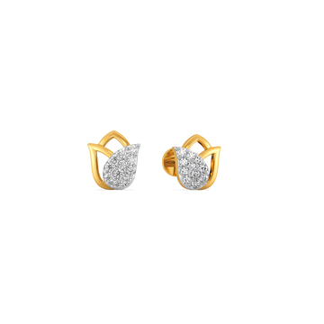 Dairy of a Daisy Diamond Earrings