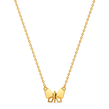 Butterfly Story Gold Necklaces