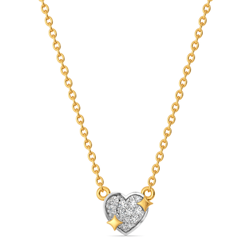 Happy Heart Diamond Necklaces