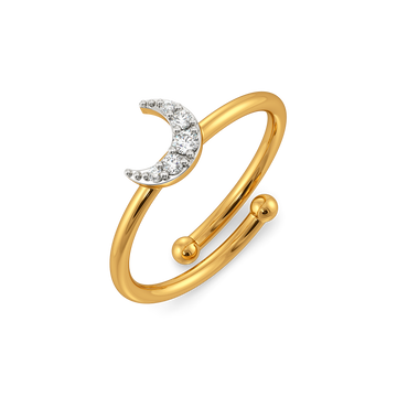 Magic of the Moon Diamond Rings
