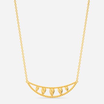 Hearty Knits Gold Necklaces