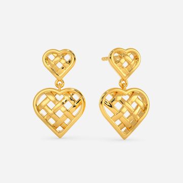 Yarn Romance Gold Earrings