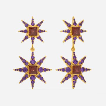 Star Spangled Gemstone Earrings