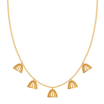 Hem Glam Gold Necklaces