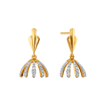 Hem It Up Diamond Earrings