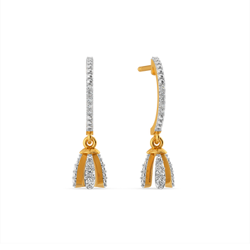 Hem It Up Diamond Earrings