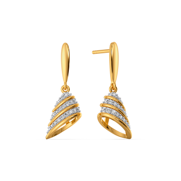 Hem Vibe Diamond Earrings