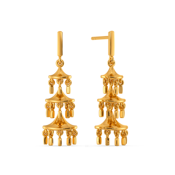 All About the Hem Gold Earrings