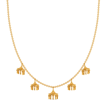 All About the Hem Gold Necklaces