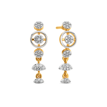 I Heart Hems Diamond Earrings