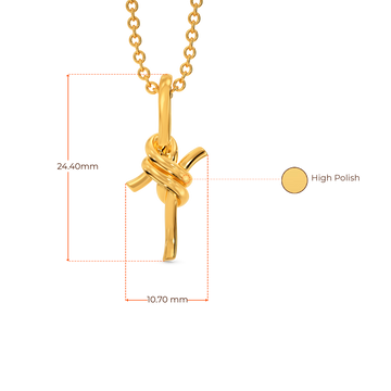 Knot So Basic Gold Pendants