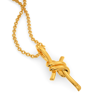 Knot So Basic Gold Pendants