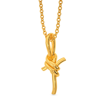 Knot So Basic Gold Pendants