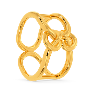 Knotty Pines Gold Rings