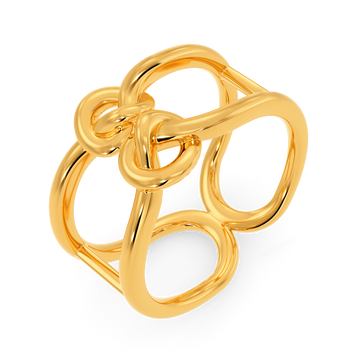 Knotty Pines Gold Rings