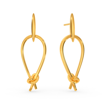 Timeless Knots Gold Earrings