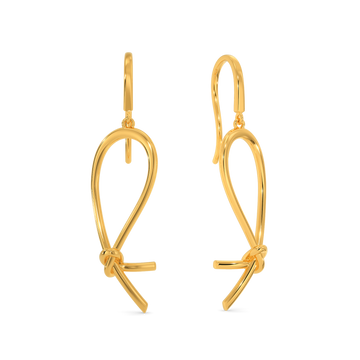 Knot Your Type Gold Earrings