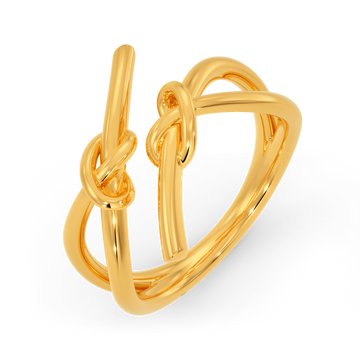 Knot Your Type Gold Rings