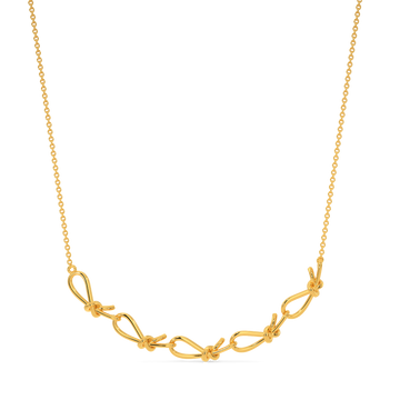 Knot Your Type Gold Necklaces