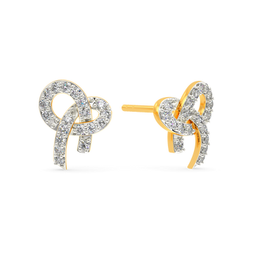 A Knot Story Diamond Earrings