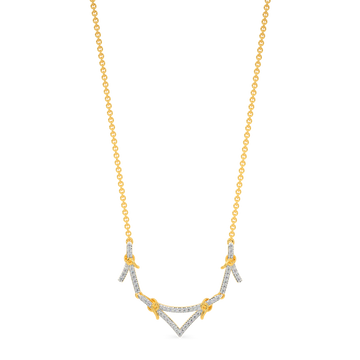 Entwined In Knots Diamond Necklaces