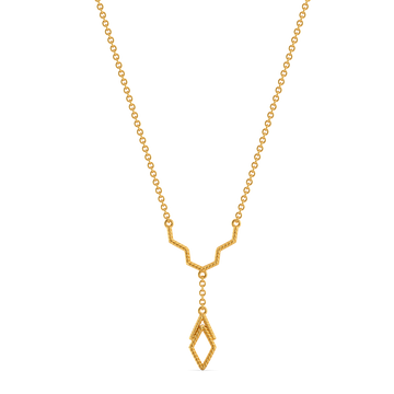 Woven Grace  Gold Necklaces