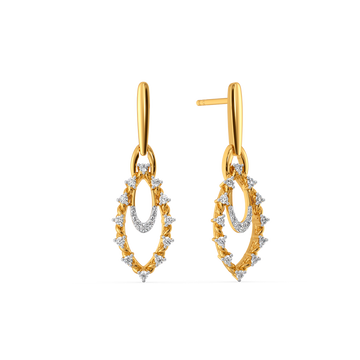 Twine Touch  Diamond Earrings