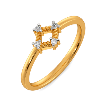 Twine Touch  Diamond Rings