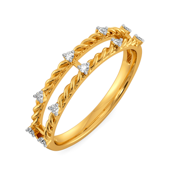 Gleaming Threads  Diamond Rings