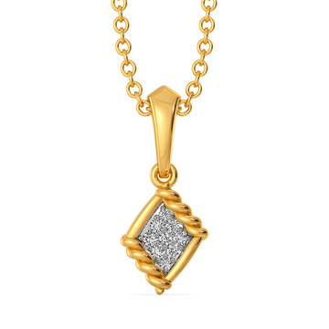 Woven Harmony Diamond Pendants