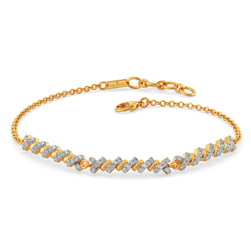 Knitted Twist Diamond Bracelets
