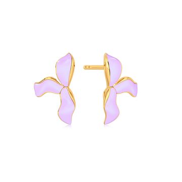 Wonder Lavender Gold Earrings