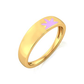 Lilac Licious Gold Rings