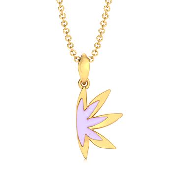 Lilac Licious Gold Pendants