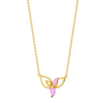 Lilac Takeover Gold Necklaces