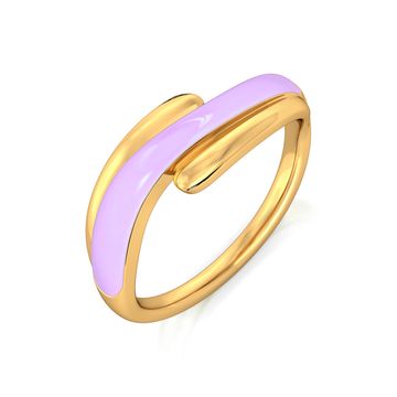 Prim & Purple Gold Rings
