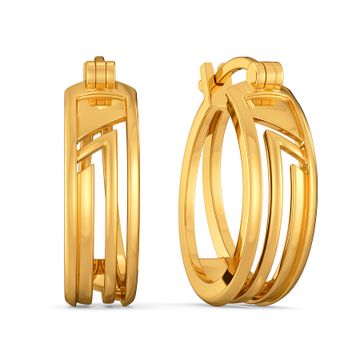 Parisian Parade Gold Earrings