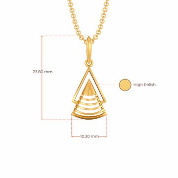 French Urbane Gold Pendants