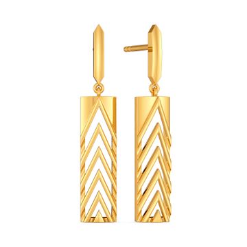 French Suave Gold Earrings