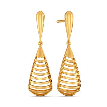 Parisian Passion Gold Drop Earring