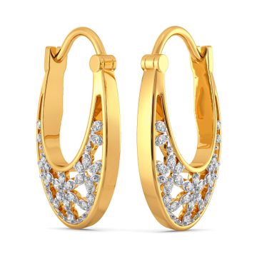 Swerve A Lace Diamond Earrings