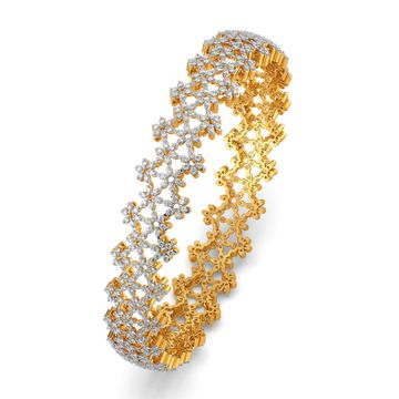 Lace Line Up Diamond Bangles