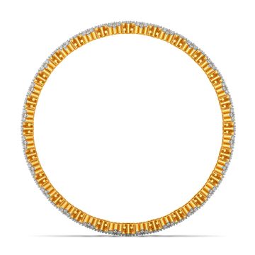Lace Line Up Diamond Bangles