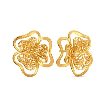 La La Lace Gold Earrings