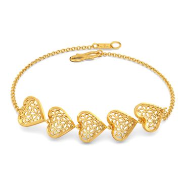 Lacy Blooms Gold Bracelets
