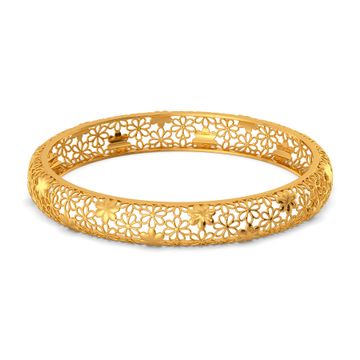 Lacy Notes Gold Bangles