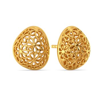 Loop A Lace Gold Earrings