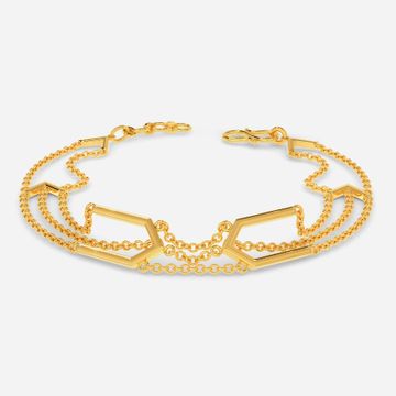 Fringe-It-Up Gold Bracelets