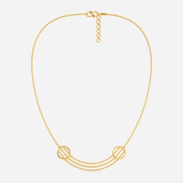 Summer Fling Fringe Gold Necklaces